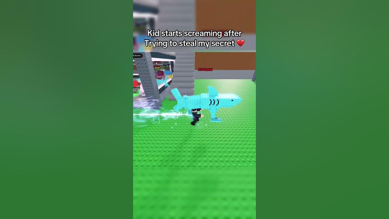 Kid starts CRYING after trying to steal SECRET in Steal a Brainrot #roblox #shorts Kid starts CRYING after trying to steal SECRET in Steal a Brainrot #roblox #shorts