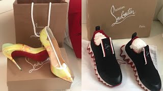 Unboxing | CHRISTIAN LOUBOUTIN Sneakers & “Hot Chick” Multi color Heels 👠 ​⁠