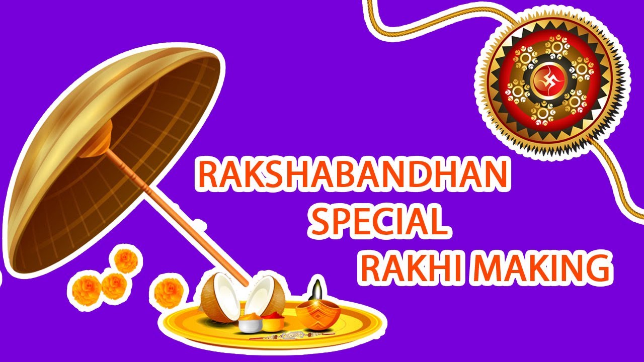 How to Make Beautiful Rakhi Easy At Home Using Glitter Foam Sheets