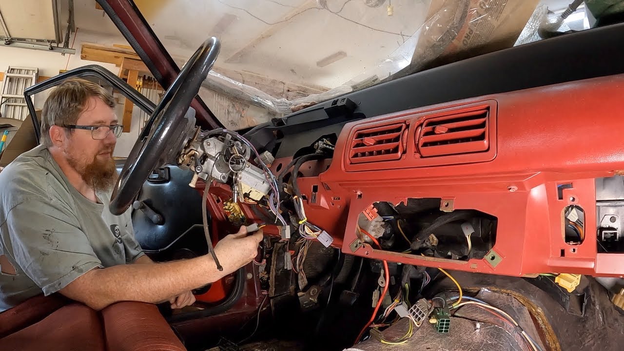 Foxbody Steering Column Plug Madness YouTube