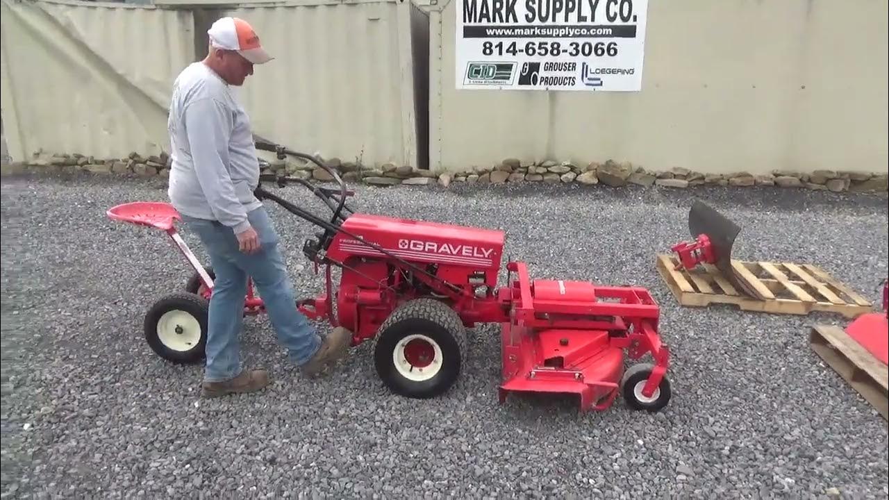 Gravely Professional 16 2 Wheel Walk Behind Tractor With 48" Mower 36