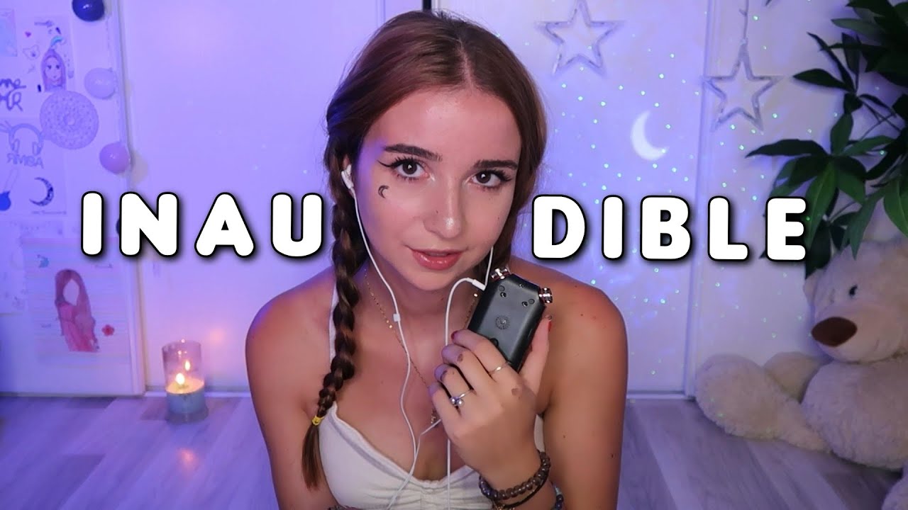 ASMR 👄 1 heure d'INAUDIBLE & bruits de bouche