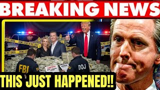 Gavin Newsom JUST COLLAPSED Getting REMOVAL NOTICE After Trump DOJ Found Him & His Wife Fraud Scam