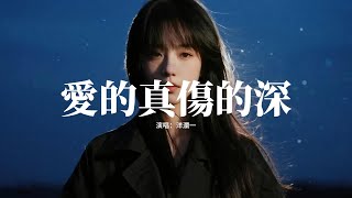 洋瀾一 - 愛的真傷的深『越是愛的真越是傷的深，遺憾我們卻有緣無分，我還在痴痴傻傻地等，等一個愛我卻傷我的人。』【動態歌詞MV】