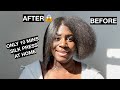Does it work?! || Tymo Hair straightener brush on Natural Hair