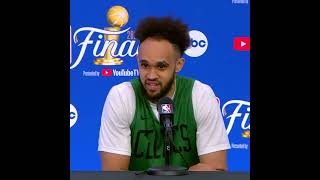 What should Derrick White do with his hairline? Wealth