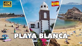 Playa Blanca Lanzarote Canary Islands Spain ► FULL TOUR [4K] ►