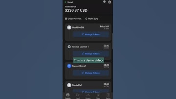 A demo video of Managing tokens on #EVM chains on #SecuX Mobile app