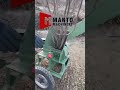 shredder designed for municipal tree waste management #BiomassFuel #DieselWoodChipper