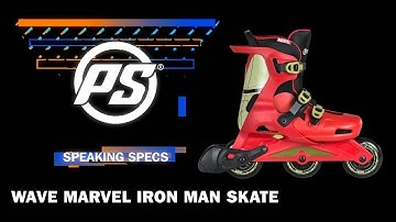 Powerslide Wave Marvel Iron Man skates - Speaking Specs
