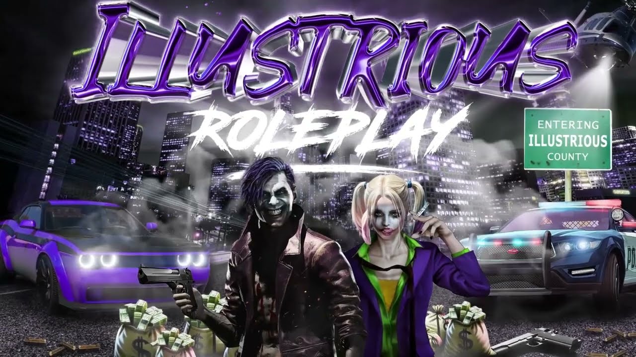 🌆 Illustrious Roleplay: Where Stories Unfold | FiveM Server Promo 🚀