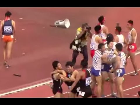 サニブラウン2走 / 2015関東高校陸上 南関東男子 4×400mリレー 決勝 + 表彰式