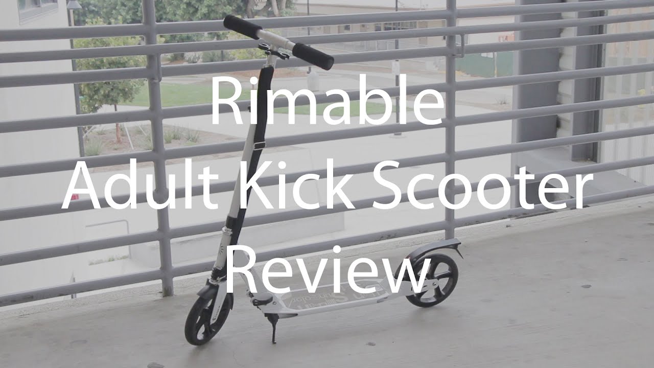 Rimable Adult Kick Scooter Review Great For College Students! YouTube