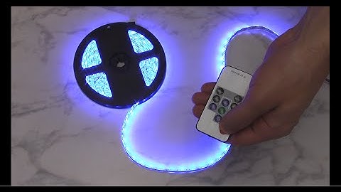 How to Cut, Connect and Wire Flexible LED Strip Lights RGB Multicolor & Wireless Remote