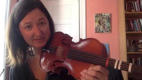 Violin Pizzicato and Open Strings - Mrs. Hartrick 9-15-20