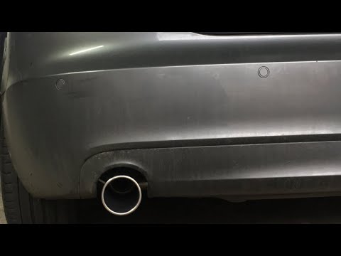 Audi A6 C6 3.0 V6 TDi Muffler Delete - YouTube