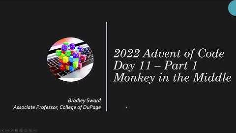 Python Solution - Advent of Code 2022 - Day 11 - Part 1 - Monkey in the Middle