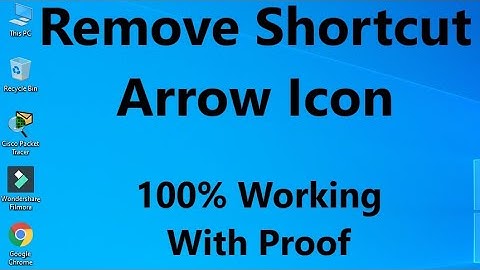 How to Remove Shortcut Arrow Icons in Windows 10/8/7 💻 New Method 2021 💯💯💯