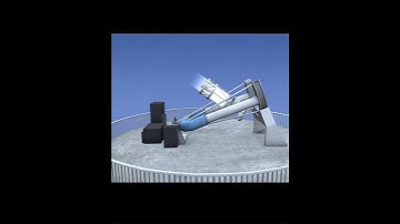 Astronomical Observatory Telescope Working || 3D animation #shorts #facts #reels