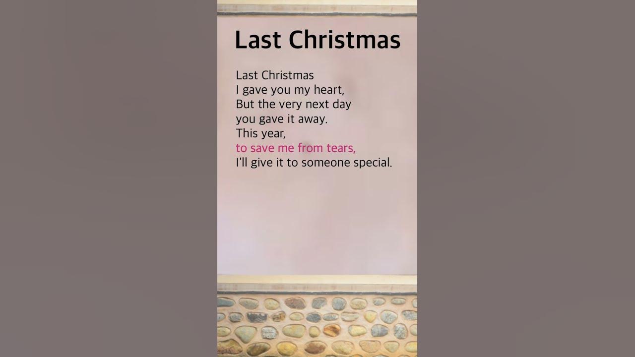 Last Christmas | Wham!