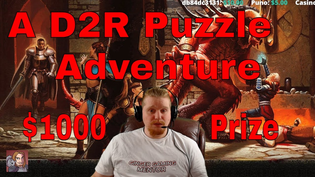 A D2R Adventure w/ Ginger Gaming Mentor (1000 To The First One To