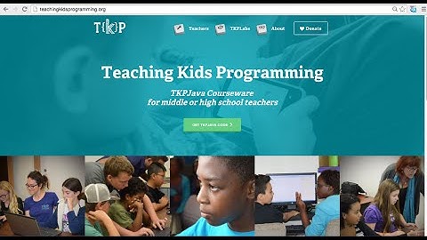 TKPJava for K-12 Teachers