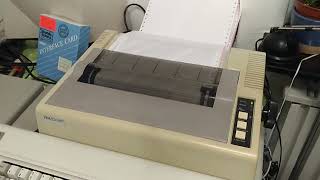 IBM 5152 Personal Computer Graphics Printer printing a test page Profile