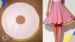 方法：完全な円のスカートパターンを作成する|キムデイブ