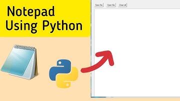 How to create || Notepad || in Python using tkinter module