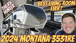 RV with the BEST LIVING ROOM? 2024 Montana 3531RE