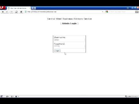 Gettin' to the admin panel using SQL injection on random page.