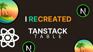 I recreated TANSTACK TABLE FROM SCRATCH 2026