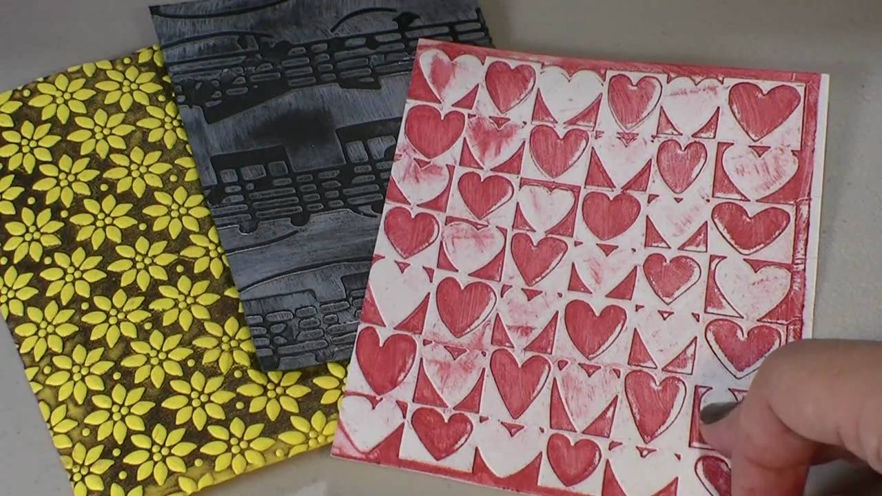 Inking Cuttlebug Folders