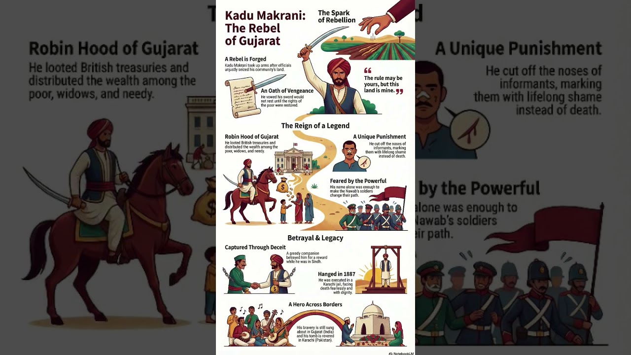 The Robin Hood of Gujarat: Real Story of Daku Kadu Makrani ⚔️