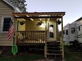 THE FARMHOUSE. Back deck gets a roof. New 4wheeler trail started. Diesel turbo. Farmhouse cooking.