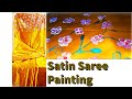 Satin Saree Painting /Fabric Painting