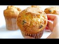 How to make delicious and moist blueberry muffins / easy recipe