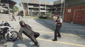 Police Gunned Down In The Mandem Block | GTA RP NoPixel 3.1