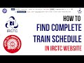How to Find Any IRCTC Train Schedule In 60 Seconds! NEVER Miss Your Train Again! Ultimate 2025 Guide