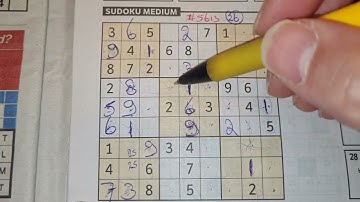 Again Our Daily Sudoku practice continues. (#5613) Medium Sudoku. 12-10-2022