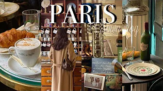 Paris vlog "Shopping at Trendy and Lovely shops🇫🇷" Vintage & Antique |Brasserie| Cafe| Trip