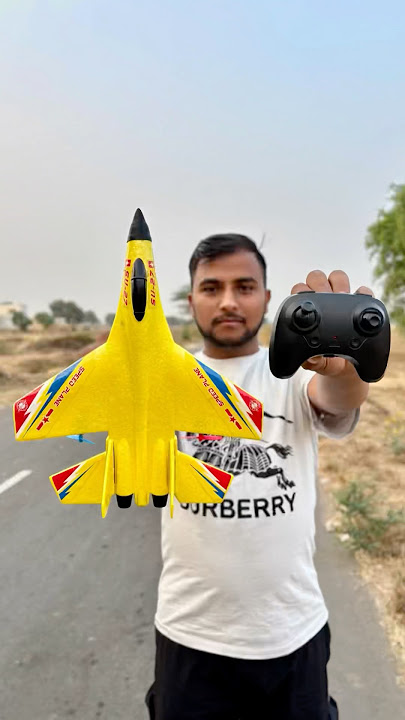 Rc foam fighter su27 speed plane ✈️ #rcplane #rctoy #shorts #rc #remotecontrolplane #fighterjet
