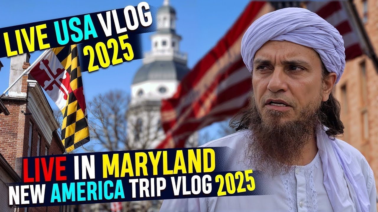 Mufti Tariq Masood  in Maryland, USA | Madarsa Visit Vlog | MTM Speeches 🕋