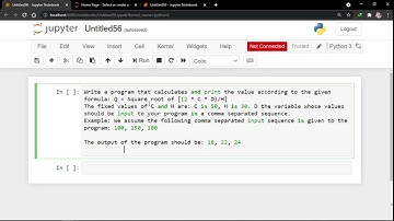 How To Write A Program That Calculates And Print Comma Separated Values With Python