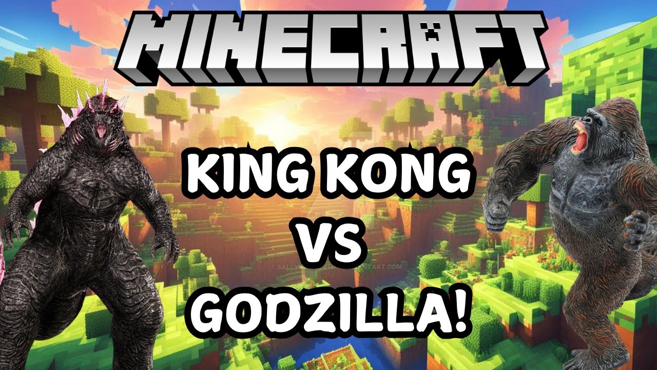Minecraft: GODZILLA Vs KING KONG BOSS FIGHT - YouTube