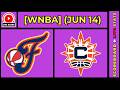 🔴 Indiana Fever vs Connecticut Sun | WNBA Basketball June 14, 2026 Live SCOREBOARD