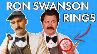 I Made Ron Swanson Sconce Rings from Parks & Rec