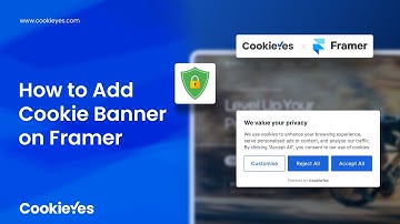 How to Add a Cookie Banner in Framer with CookieYes