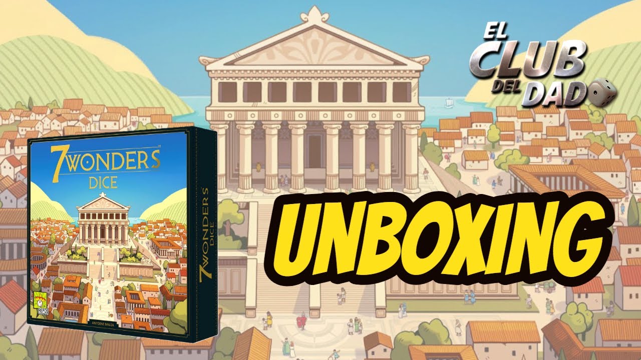 7 Wonders Dice  - Unboxing - Juego de mesa