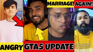 |Techno Gamerz GTA5 *UPDATE*|Rachitroo Marriage CONFORM!|Chapati Gamer No More Video